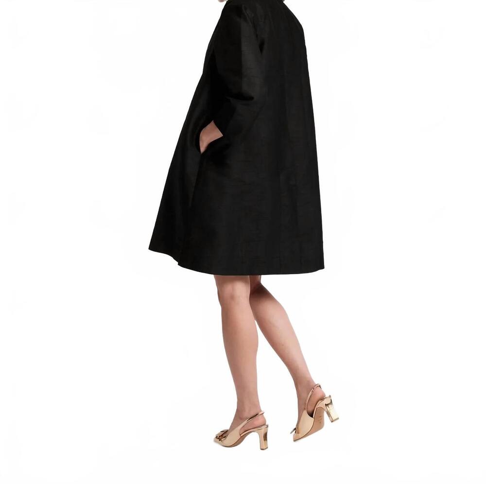 NEW FRANCES VALENTINE women's charlotte topper jacket in black - Picture 4 of 5
